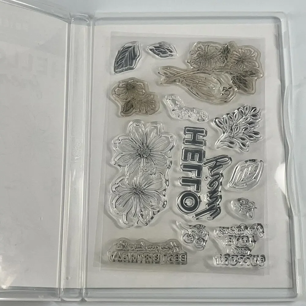 Stampin’ Up! Photopolymer Stamp Set FRIENDLY HELLO #158075 Set of 13